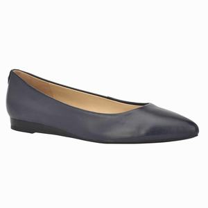 Nine West Ferdi 9x9 Pointy Toe Flats - Blue - Ireland (DM3267054)